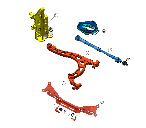 Nissan S14 S15 Silvia Front Angle kit