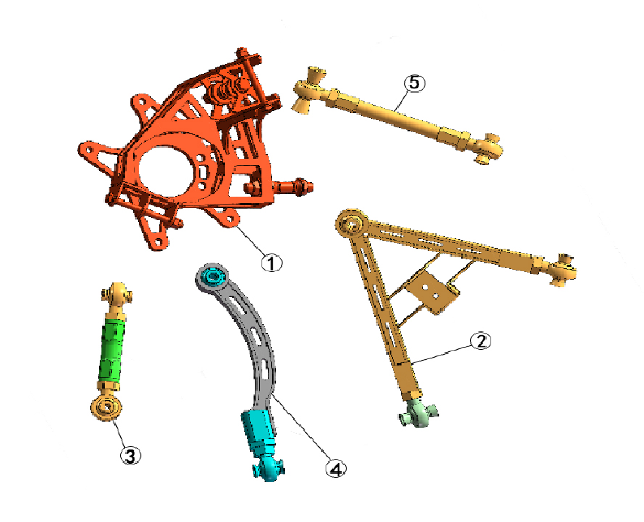 Nissan S13 A31 Rear Drop Knuckle Kit