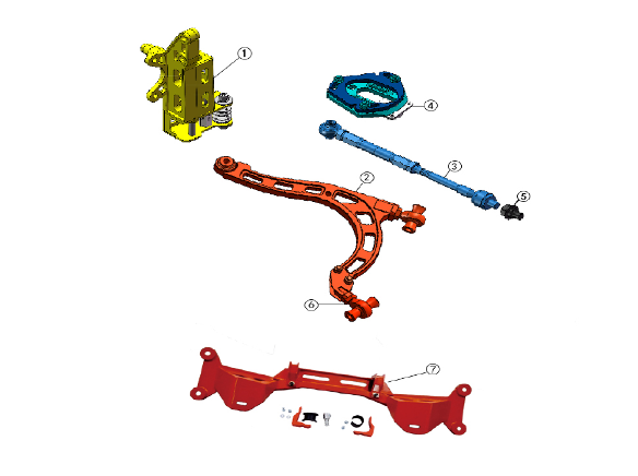 Nissan A31 Cefiro Front Angle kit